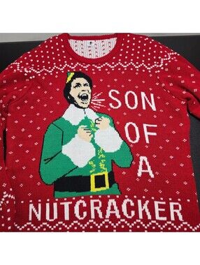 Elf Movie Son of a Nutcracker Christmas Sweater